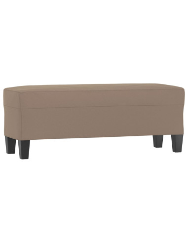 Panca tortora 100x35x41 cm in Microfibra