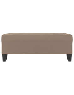 Panca tortora 100x35x41 cm in Microfibra 2