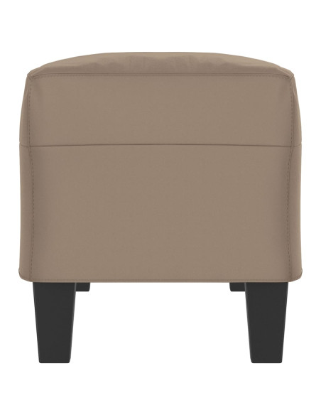 Panca tortora 100x35x41 cm in Microfibra