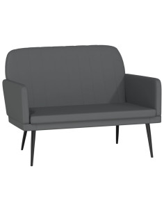 Panca Grigia 107x80x81 cm in Similpelle