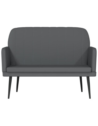 Panca Grigia 107x80x81 cm in Similpelle