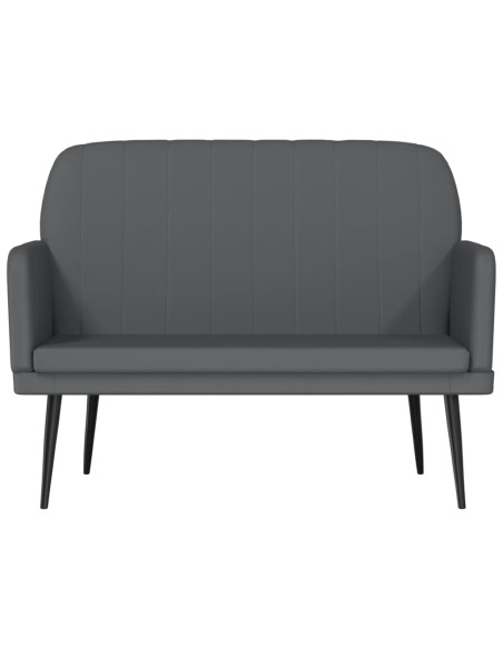 Panca Grigia 107x80x81 cm in Similpelle