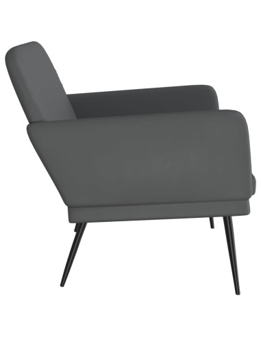 Panca Grigia 107x80x81 cm in Similpelle