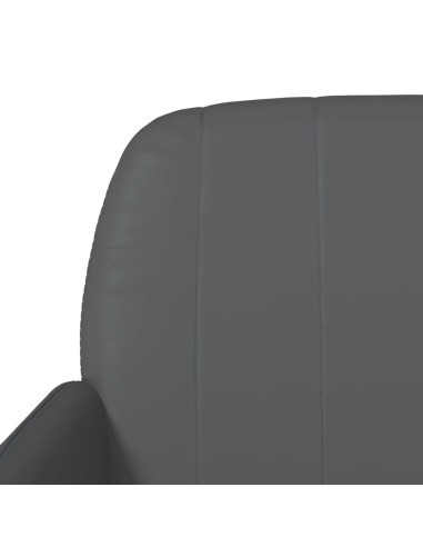 Panca Grigia 107x80x81 cm in Similpelle