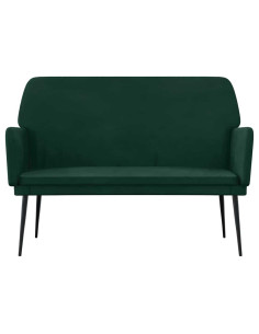 Panca Verde Scuro 108x79x79 cm in Velluto 2