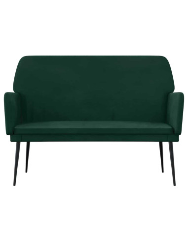 Panca Verde Scuro 108x79x79 cm in Velluto
