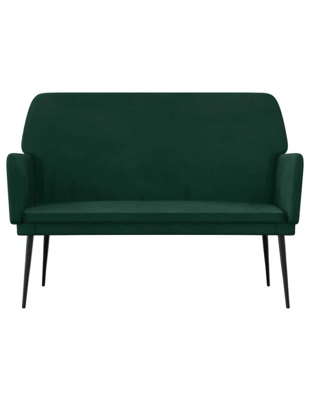 Panca Verde Scuro 108x79x79 cm in Velluto
