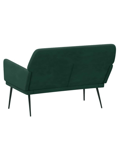 Panca Verde Scuro 108x79x79 cm in Velluto