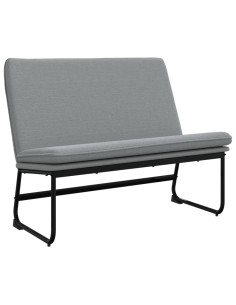 Panca Grigio Chiaro 100x75x76 cm in Tessuto