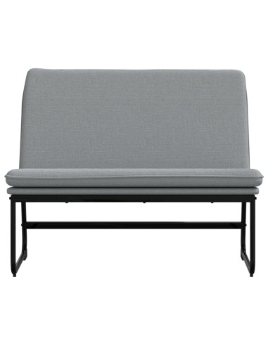 Panca Grigio Chiaro 100x75x76 cm in Tessuto