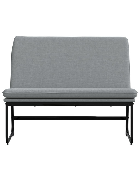 Panca Grigio Chiaro 100x75x76 cm in Tessuto