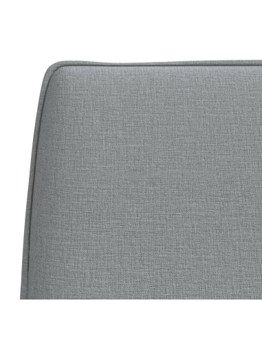 Panca Grigio Chiaro 100x75x76 cm in Tessuto