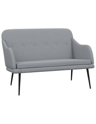 Panca Grigio Chiaro 110x76x80 cm in Tessuto