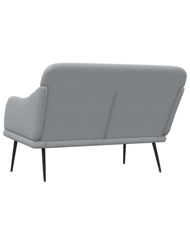 Panca Grigio Chiaro 110x76x80 cm in Tessuto