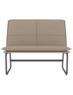 Panca Cappuccino 100x75x76 cm in Similpelle 2