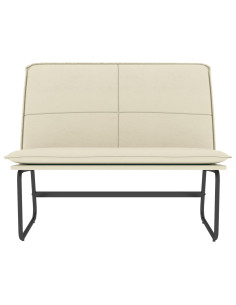 Panca Crema 100x75x76 cm in Similpelle 2