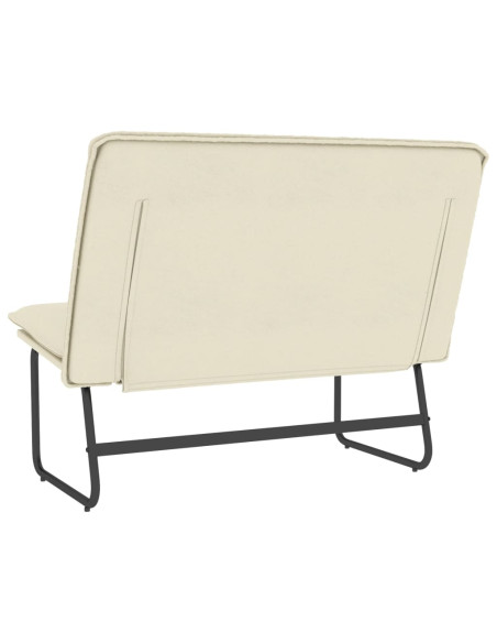 Panca Crema 100x75x76 cm in Similpelle