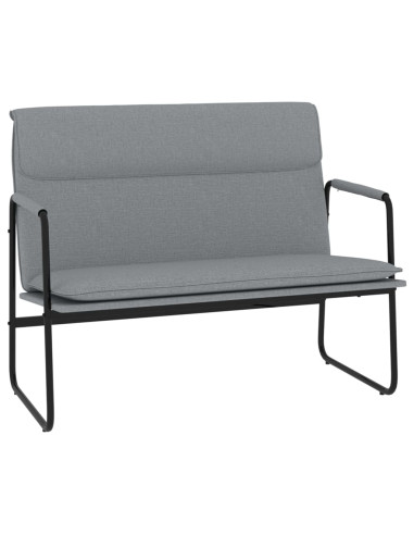 Panca Grigio Chiaro 100x64x80 cm in Tessuto