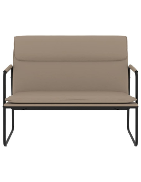 Panca Cappuccino 100x64x80 cm in Similpelle