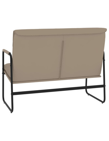 Panca Cappuccino 100x64x80 cm in Similpelle