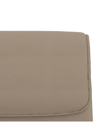 Panca Cappuccino 100x64x80 cm in Similpelle