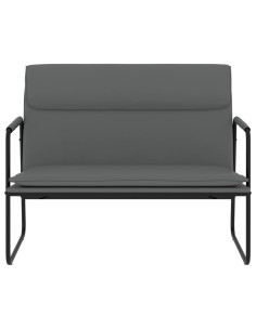 Panca Grigia 100x64x80 cm in Similpelle 2