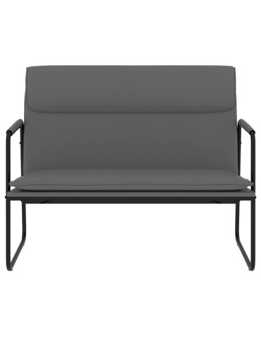 Panca Grigia 100x64x80 cm in Similpelle