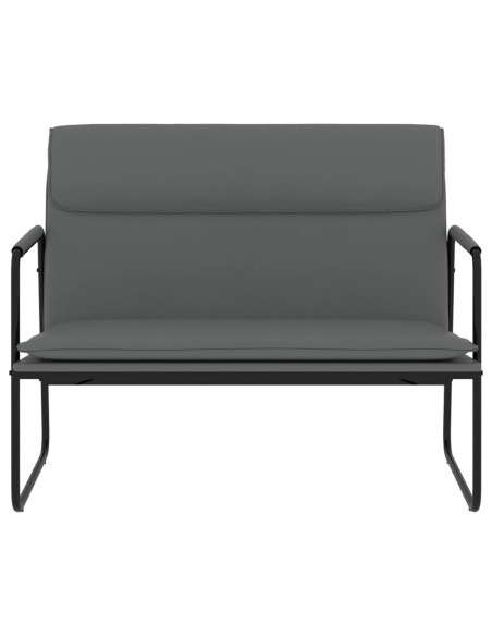 Panca Grigia 100x64x80 cm in Similpelle