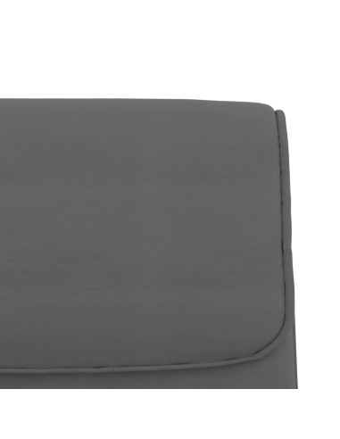 Panca Grigia 100x64x80 cm in Similpelle