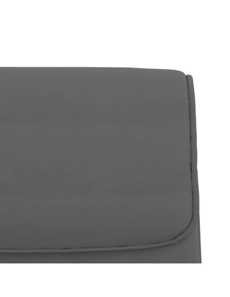 Panca Grigia 100x64x80 cm in Similpelle