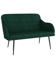 Panca Verde Scuro 110x76x80 cm in Velluto