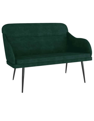 Panca Verde Scuro 110x76x80 cm in Velluto