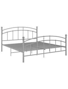 Giroletto Grigio in Metallo 180x200 cm 2