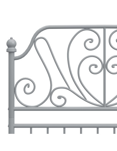 Giroletto Grigio in Metallo 100x200 cm