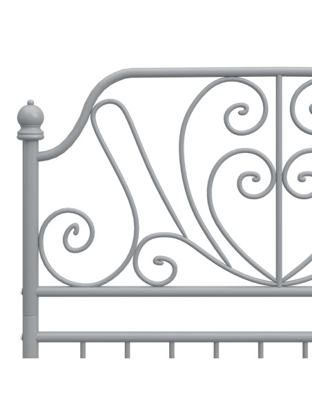 Giroletto Grigio in Metallo 100x200 cm