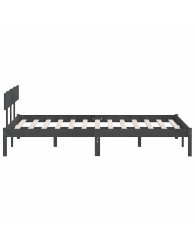 Giroletto Grigio in Legno Massello di Pino 140x200 cm