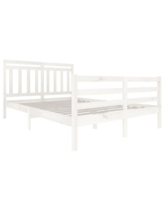 Giroletto Bianco in Legno Massello 140x200 cm 2