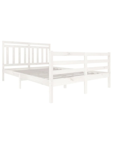 Giroletto Bianco in Legno Massello 140x200 cm