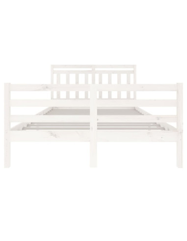 Giroletto Bianco in Legno Massello 140x200 cm