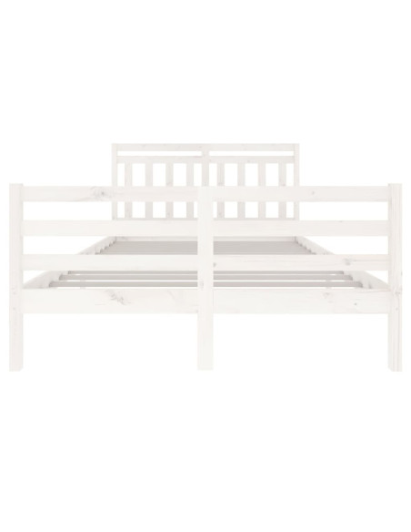 Giroletto Bianco in Legno Massello 140x200 cm