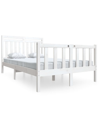 Giroletto Bianco in Legno Massello 140x200 cm