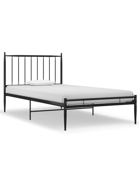 Giroletto Nero in Metallo 90x200 cm