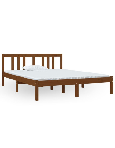 Giroletto senza Materaso Ambra in Legno Massello 140x190 cm