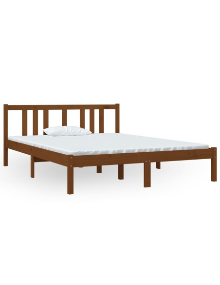 Giroletto senza Materaso Ambra in Legno Massello 140x190 cm