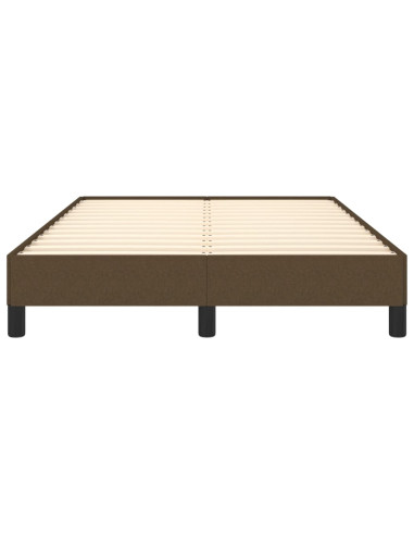Giroletto senza Materasso Marrone Scuro 120x200 cm Tessuto