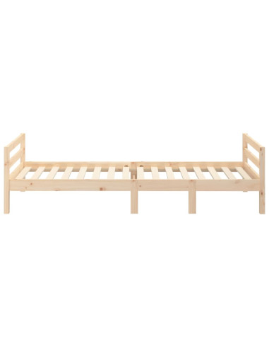 Giroletto senza Materasso 80x200 cm in Legno Massello Pino