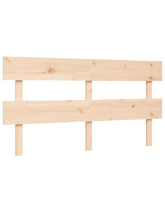 Letto per Anziani con Testiera 160x200 cm in Legno Massello 2