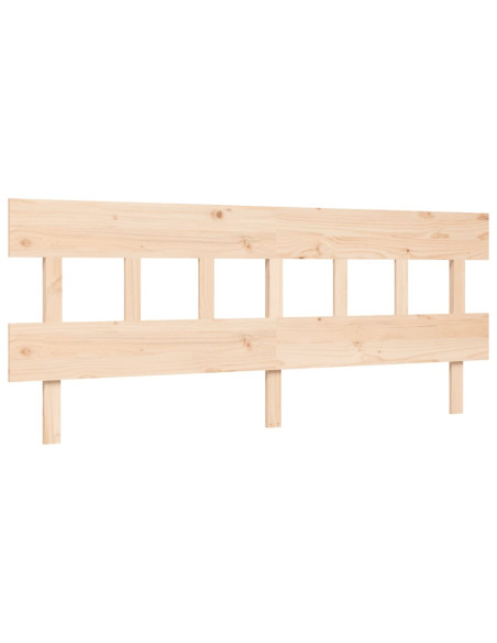 Letto per Anziani con Testiera 200x200 cm in Legno Massello