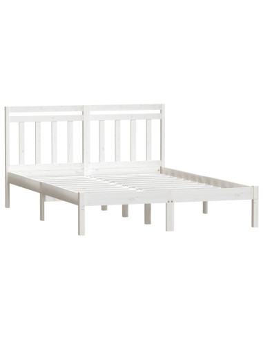 Giroletto Bianco 135x190 cm Double in legno Massello