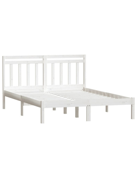 Giroletto Bianco 135x190 cm Double in legno Massello